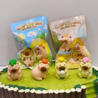 BoTu 32pack Capybara crayon gomme boîte aveugle dessin animé haute qualité retour à l'école apprentissage papeterie fournitures boîte mystère cadeaux