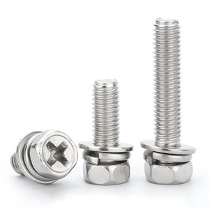 Tornillos de Cabeza Hexagonal y Pernos Combinados de Acero Inoxidable 304 de Alta Calidad, M3-M10, Varios Tamaños, Grado A2-70 - Product Image 2