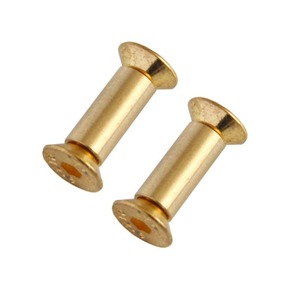 Remaches de latón personalizados de cabeza plana, tornillos de fijación, remaches para herramientas de mano - Product Image 1
