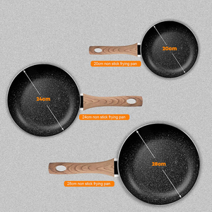High Quality <b>Ceramic</b> Nonstick Glass Cover Cookware 4-5L Capacity Gas & Induction Forged Aluminium Frying <b>Pan</b> - Product Image 6