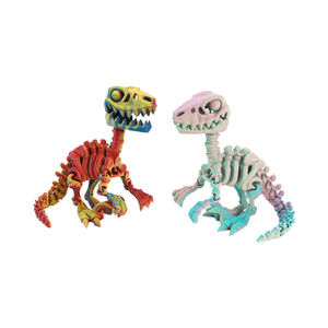 Vashine 3D impreso <span class=keywords><strong>Velociraptor</strong></span> esqueleto <span class=keywords><strong>juguete</strong></span> Jurásico período dinosaurio figura decorativa PLA Animal figura para niños - Product Image 4