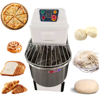 Pétrin Spirale Commercial 35L, Capacité 12,5kg Farine, Double Vitesse, Moteur Automatique, pour Pains, Pizzas, Boulangerie et Cuisine