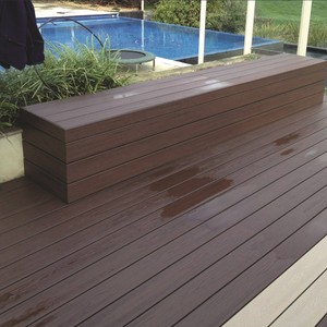 Revêtement de sol extérieur en WPC imperméable et résistant à l'humidité, imitation bois 3D, avec installation par clipsage, pour jardin et salle de sport, garantie 5 ans - Product Image 5