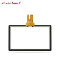 Écran tactile capacitif de 15.6 pouces anti-éblouissement multi-touch 10 points pour la signalisation numérique de vitrine