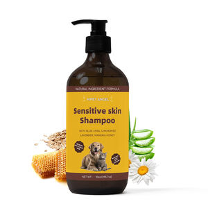 プライベートブランド 天然オーガニック植物由来 犬用シャンプー ラベンダー＆オートミール ペット用子犬用洗浄剤 かゆみ止め 敏感肌用 - Product Image 6