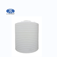 Réservoirs de stockage d'eau liquide en plastique de type vertical à fond plat rond de 500 litres pour le traitement de l'eau