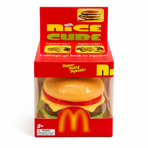 Nuovo Giocattolo Squishy a Forma di Hamburger, Super Solido, Antistress Sensoriale, Regalo per Bambini e Adulti, Giocattolo da Scrivania - Product Image 1