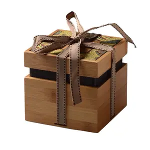 Wholesale customized design wooden gift box small wood box packaging wooden box for gift