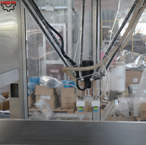 Machine d'emballage automatique électrique chinoise pour aliments, boissons, produits chimiques, sachets, <span class=keywords><strong>papier</strong></span>, plastique, robot à main <span class=keywords><strong>araignée</strong></span> PLC - Product Image 1
