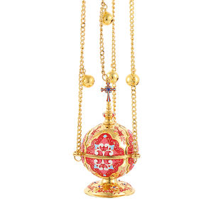 Brûle-encens en or, crucifix de Jésus, croix murale, croix orthodoxes, décoration d'église, église <span class=keywords><strong>orthodoxe</strong></span> <span class=keywords><strong>russe</strong></span> - Product Image 3