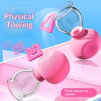 Großhandel 1 Paar BDSM Manueller Brustmassager Nippelsauger mit Manueller Saugfunktion Wasserdichter Paar-Vorspiel-Korrektor für Frauen