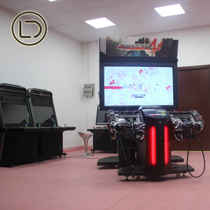 LeaderDream กลางแจ้งผู้เล่น 2 คนเกมยิงหยอดเหรียญซอมบี้ปืนอาเขตหน้าจอในร่มบ้านผี 4 พร้อมปืน - Product Image 4