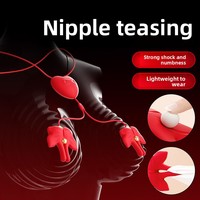 V49 Schmetterlings-Nippelklemmen Saugstimulation Tragbare Erwachsenen-Sexspielzeuge für Paare zur weiblichen Masturbation und Spaß im Schlafzimmer