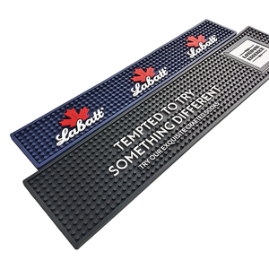 Durable Customizable Bar Service Runner <b>Mat</b> Non Slip Waterproof Spill Proof With Custom Color Pattern And Size For Bar - Product Image 6