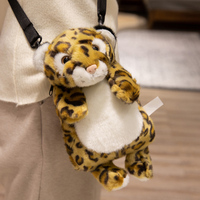 Vente en gros de sac tigre en peluche sac à bandoulière en peluche pour enfants cadeau peluche panda koala renard sac à dos poupée enfants