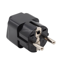Para YUADON 250, adaptador Universal, convertidor de enchufe ABS de latón, cargador de corriente CA de pared de viaje, enchufe de EE. UU./Reino Unido, UE, Europa, V, 10A, 16A