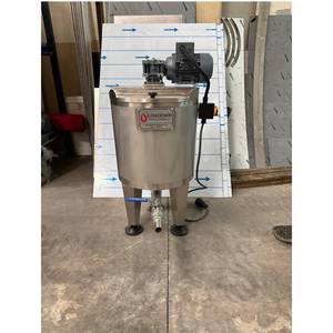Cuve de mélange en acier inoxydable Kandemir 50 L avec mélangeur à engrenages, équipement industriel - Product Image 1