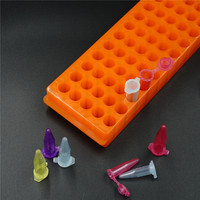 Tube de centrifugation en PP rouge, jaune, bleu, orange, 1,5 ml, pour usage en laboratoire