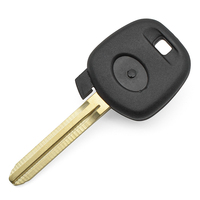 Coque de clé de voiture intelligente avec transpondeur, lame vierge et puce de remplacement pour clé de véhicule