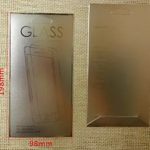 Custom Screen Protector Boxes With Spot UV Recyclable Folding Paper Envelope Packaging For Tempered Glass