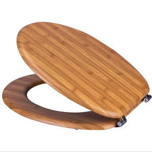 <span class=keywords><strong>Abattant</strong></span> de toilette <span class=keywords><strong>en</strong></span> <span class=keywords><strong>bois</strong></span> massif de forme O, norme européenne, accessoires de toilette, <span class=keywords><strong>abattant</strong></span> de toilette <span class=keywords><strong>en</strong></span> bambou - Product Image 1