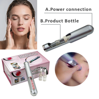 Appareil de beauté portatif pour le lifting du visage et le rajeunissement du cuir chevelu, baguette de mésothérapie sans aiguille pour un lifting et un raffermissement instantanés du visage