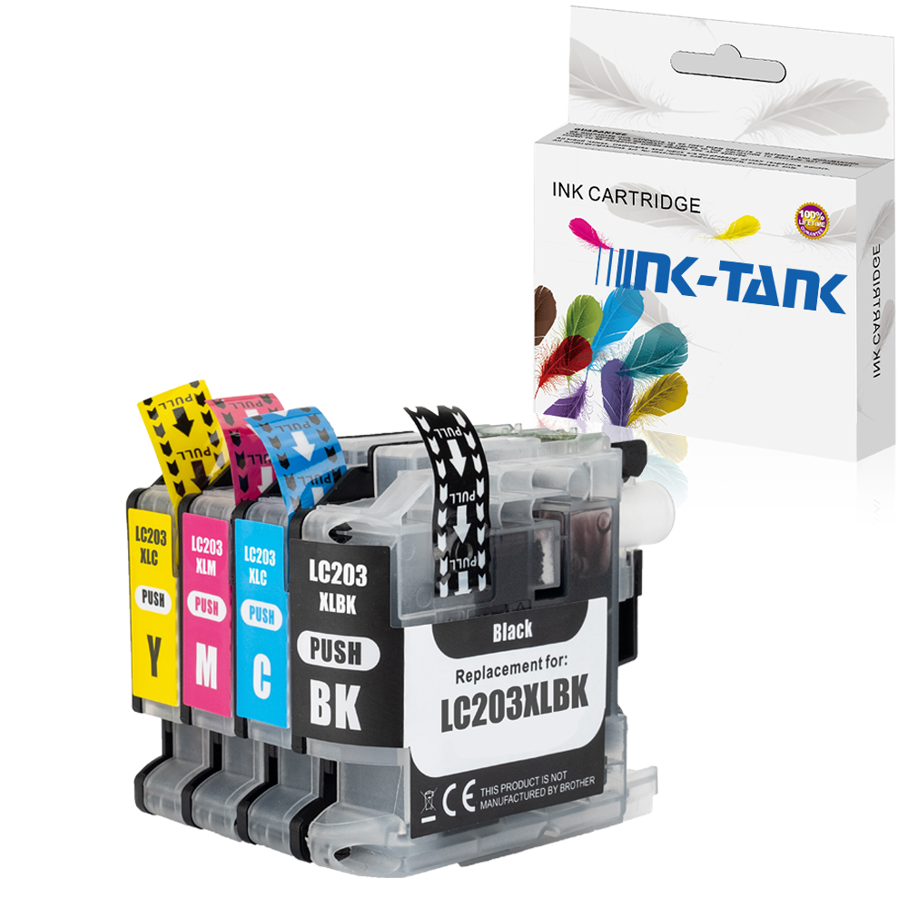 INK-TANK LC203 LC201 LC 203 201 Премиум цвет совместимый чернильный картридж для принтера Brother Mfc-j4420dw Mfc-j4620dw принтер