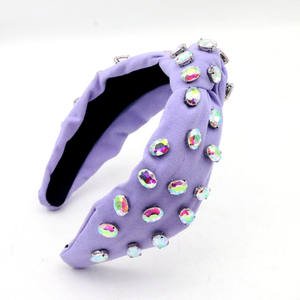 Sogno di moda AB cristalli per bambini fascia Frozen <span class=keywords><strong>con</strong></span> fiocco di pizzo accessorio per capelli per bambine Designer AB cristalli fascia - Product Image 3