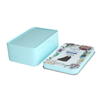 Caja Rectangular de Hojalata de Grado Alimenticio con Impresión Offset, Logotipo a Color Personalizado, Embalaje Duradero para Memorias USB, Joyería y Spinners de Mano