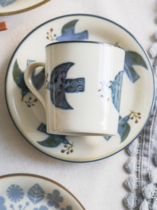 ชุดจานขนมหวานทรงกลม BISQUE/Universal/KUKKA LOKKI ซีรีส์ Mino Ware ใช้กับไมโครเวฟได้ สไตล์อินส์ ผลิตจากประเทศต่างๆ - Product Image 3
