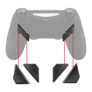 Botones Traseros de Repuesto Gris Sólido Rediseñados K1 K2 K3 K4 para el Controlador PS4 EXtremeRate, Kit de Reasignación Dawn - Product Image 1