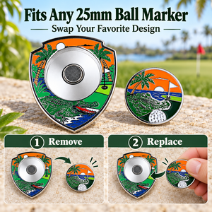 Marcador Magnético para Pelotas de Golf, Disponible en Stock, Diseño Removible de 25 mm, para Clubes de Golf y Compradores de Regalos Promocionales - Product Image 2