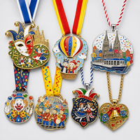 Médailles personnalisées en alliage de zinc pour défilés de carnaval, avec émail scintillant, pour vainqueurs, récompenses de célébration, équipes, coureurs, athlètes, usine