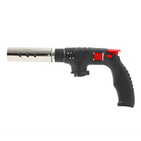 Torche de barbecue multifonction portable, design coréen, pistolet à flamme au gaz en plastique lavande pour le camping et la cuisine