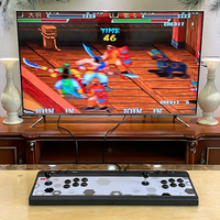 Console de jeu rétro de type arcade à double joystick pour ordinateur de bureau, compatible TV domestique, tension large 110V/220V