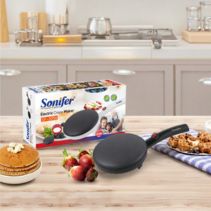 Crêpière électrique manuelle Sonifer SF-3056, antiadhésive, diamètre 20 cm, chauffage unique, économique - Product Image 4
