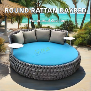 <span class=keywords><strong>Chaise</strong></span> <span class=keywords><strong>longue</strong></span> ronde en corde d'extérieur de luxe, vente chaude, coussin résistant à l'eau, <span class=keywords><strong>chaise</strong></span> <span class=keywords><strong>longue</strong></span> confortable <span class=keywords><strong>pour</strong></span> la cour et l'hôtel - Product Image 2