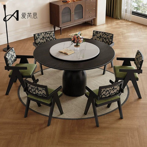 Tùy Chỉnh Kích Thước Bàn Ăn 4 Ghế Tối Giản Thiết Kế Hiện Đại Rắn Gỗ Vòng Đồ Nội Thất Cho Phòng Ăn Hoặc Nhà Hàng - Product Image 4