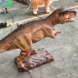 Dinosaurios Animatrónicos de Parque de Atracciones, Modelo de Dinosaurio Mecánico de Tamaño <span class=keywords><strong>Real</strong></span> para Exhibición, Sensor Infrarrojo, <span class=keywords><strong>Tiranosaurio</strong></span> <span class=keywords><strong>Rex</strong></span> - Product Image 6