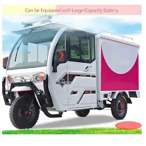 Wholesale Electric Tricycle Enclosed Tricycle Electric Van Cargo Tricycle Electric Bike With Closed Cabin