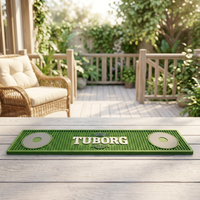 Tapis de bar antidérapant en PVC pour mélange de cocktails, tapis anti-goutte et anti-déversement, essentiel pour les barmans professionnels