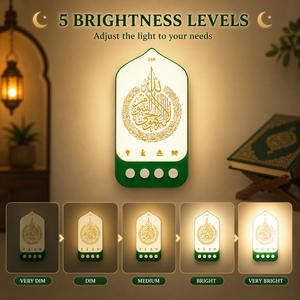 Portable Quran <b>Speaker</b> LED Lamp Button Control Rechargeable <b>Mini</b> Islamic Audio Player with Reciters for Travel Home Use - Product Image 4