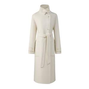 <span class=keywords><strong>Manteau</strong></span> Trench Classique <span class=keywords><strong>Beige</strong></span> pour <span class=keywords><strong>Femme</strong></span> à Double Boutonnage, Tissu en <span class=keywords><strong>Laine</strong></span> Respirant, Longueur Longue, Remplissage en <span class=keywords><strong>Laine</strong></span>, Style Automne - Product Image 2