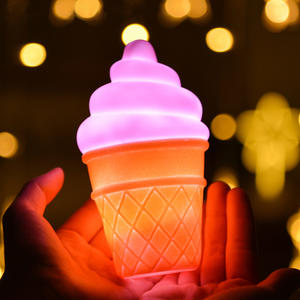 Lámpara Nocturna Infantil de Plástico Ecológico con Forma de Animal de Dibujos Animados, Funciona con Pilas de Botón, Regalo de Navidad, Conejo - Product Image 2