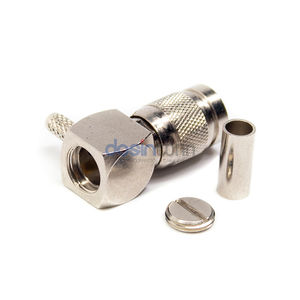 直角DIN 1.0-2.<span class=keywords><strong>3</strong></span> 50 75オームオス1.0/2.<span class=keywords><strong>3</strong></span> 1.0 2.<span class=keywords><strong>3</strong></span>,ダストキャップ付き通信ケーブルアセンブリ用同軸コネクタ - Product Image 4