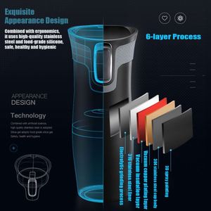 Thermos promotionnels personnalisés en acier inoxydable – Cadeau d'affaires – Tasse isotherme chaude et froide avec logo personnalisé - Product Image 4