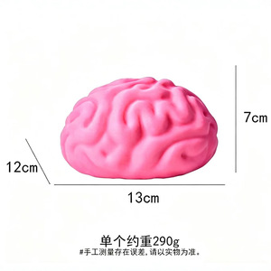 Scented Squishy Brain Stress Relief <b>Toy</b> Soft TPE Fidget <b>Toy</b> <b>Educational</b> Sensory <b>Toy</b> for Teens and Adults - Product Image 2
