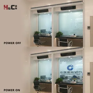 electronic switchable opaque self adhesive pdlc smart film for Windows glass