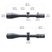 Nouveau produit 2022 Paragon 6-30x56 GenII Lunette de chasse en aluminium avec verrouillage de tourelle, mise au point latérale, tube monocylindre de 30 mm, revêtement FMC