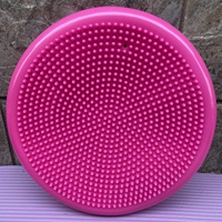Coussin d'équilibre gonflable en PVC avec pompe, coussin de massage gonflable de 13 pouces